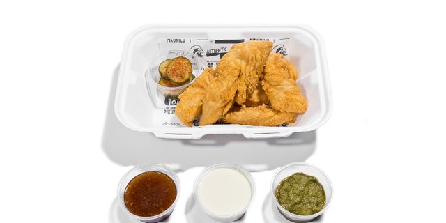 Light Fried Chicken Tenders