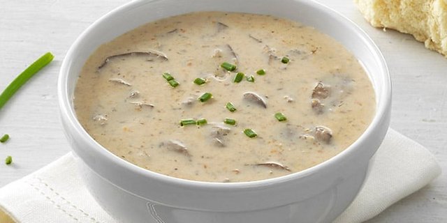 Creamy Mushroom, Garlic & Herb Soup