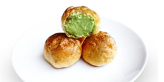 Matcha Mini Cream Puffs