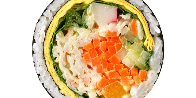 Crab Stick Wasabi Mayo Gimbap