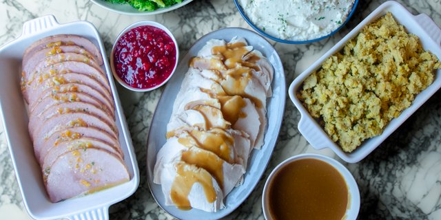 Holiday Turkey & Ham Dinner