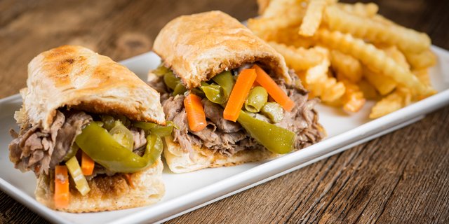 Build-Your-Own Signature Italian Beef Sandwiches
