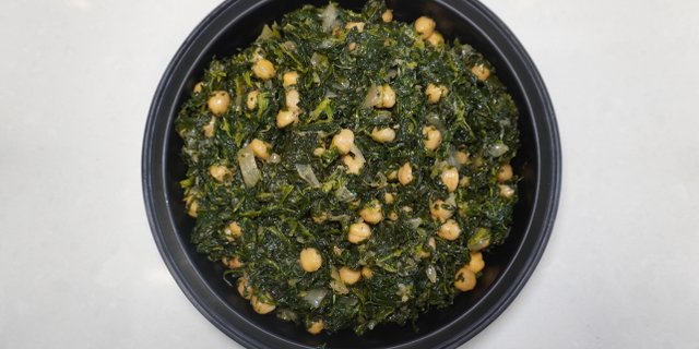 Sautéed Chickpea & Spinach
