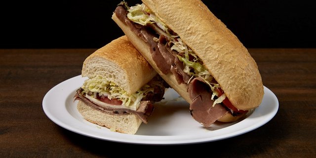 Roast Beef & Cheese Sandwich