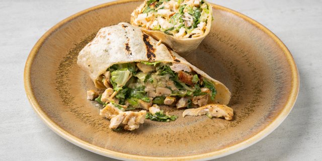 Chopped Chicken Caesar Wrap