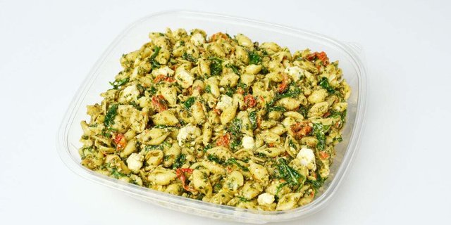 Basil Pesto Shells