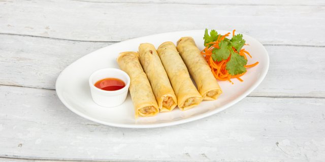 Thai Chicken Spring Rolls
