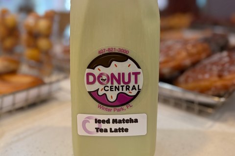 Cold Matcha Tea Latte Carafe