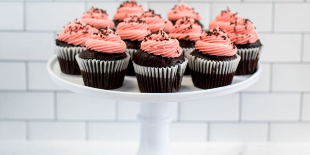 Chocolate Raspberry Cupcakes