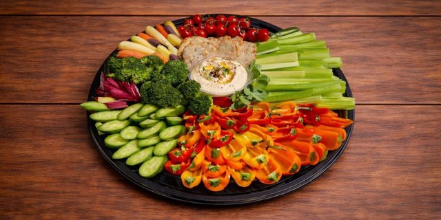 Veggie Tray W/ Hummus