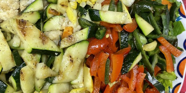 Grilled Veggies Salad
