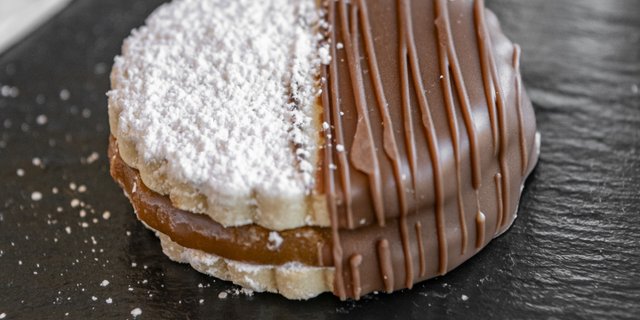 Chocolate Dipped Alfajores Tray