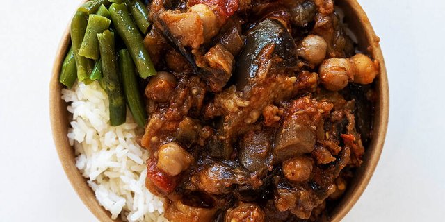 Eggplant Zaalouk Bowl