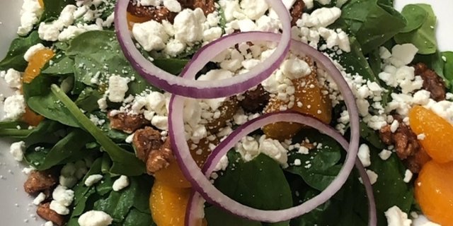 Spinach & Goat Cheese Salad