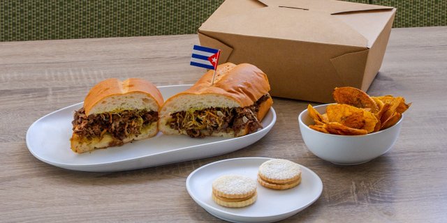 Pan Con Bistec Sandwich Boxed Lunch