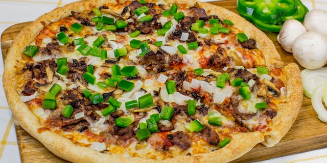 Steak Pizza
