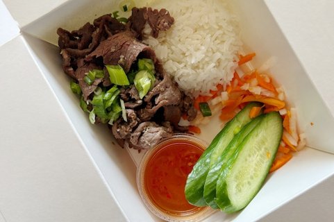 Com Rice Box - Lemongrass & Sesame Steak