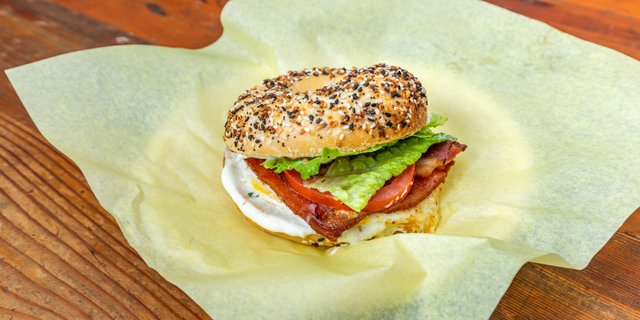 BELT Bagel Sandwich