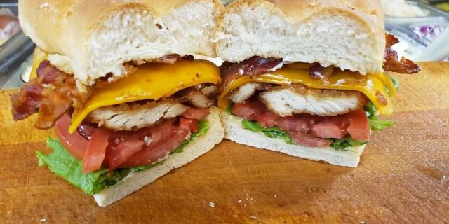 Crispy Chicken Club Sandwich