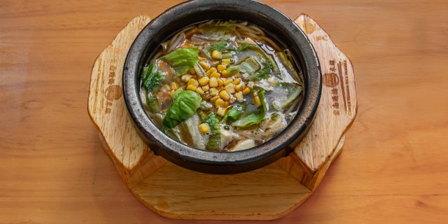 V2 Mix Mushroom Rice Noodle Soup