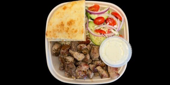 Pork Souvlaki Platter