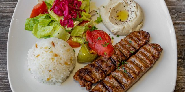 Adana Kebab Plate