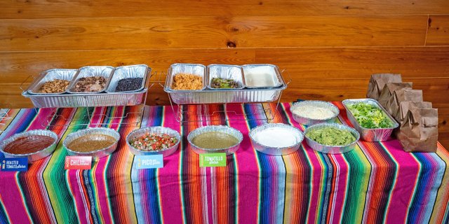 Fajitas Bar for 15