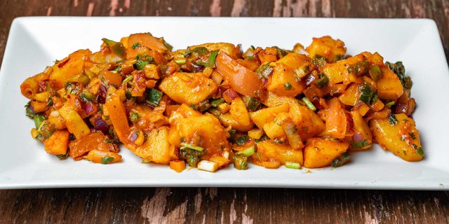 Spicy Potato Chaat