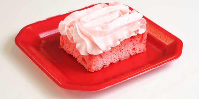 Strawberry Cake Slice