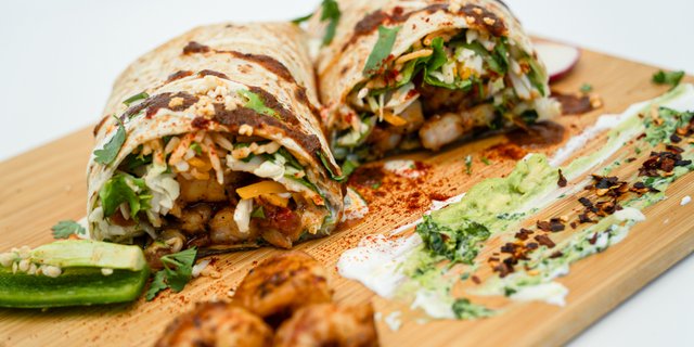 Grilled Shrimp Burrito