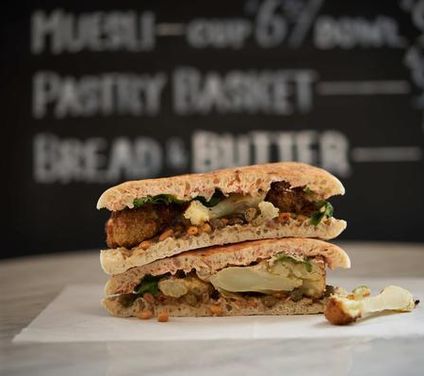 Roasted Cauliflower Sandwich