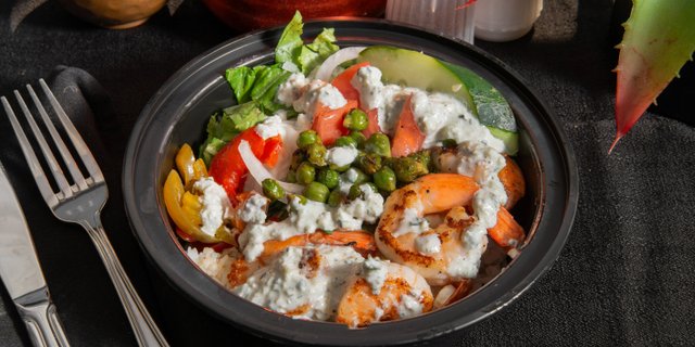 Mediterranean Shrimp Bowl