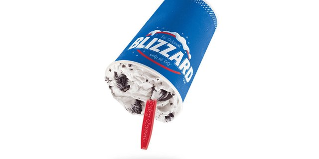 Oreo Cookies Blizzard Treat