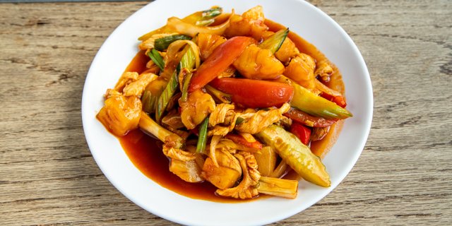 Sweet & Sour w/ Rice