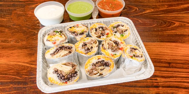 Grilled Steak Burrito Platter