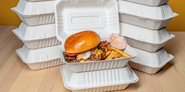 Sunny Side Burger & Fries Boxed Lunch