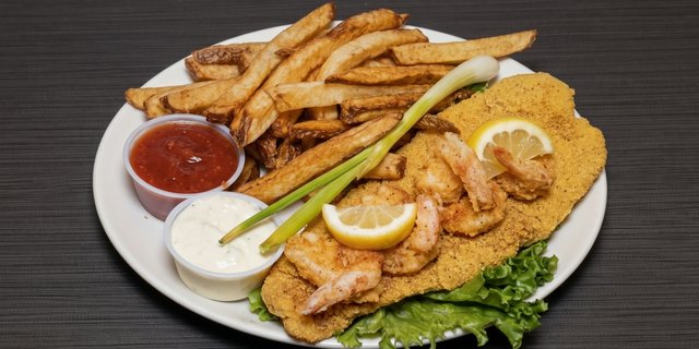 Catfish & Shrimp Platter