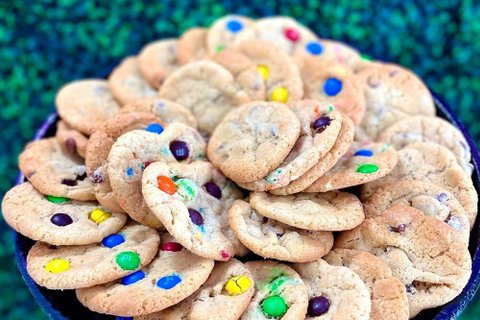 M&M Mini Cookies Tray