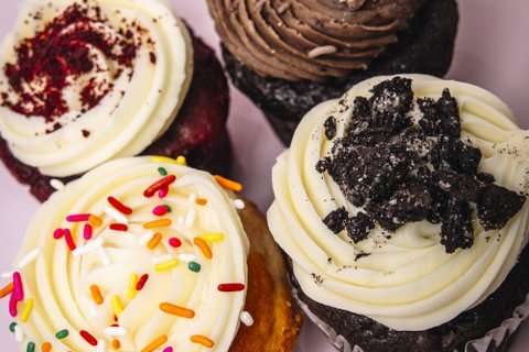 Handmade Cupcake Bundle of 4