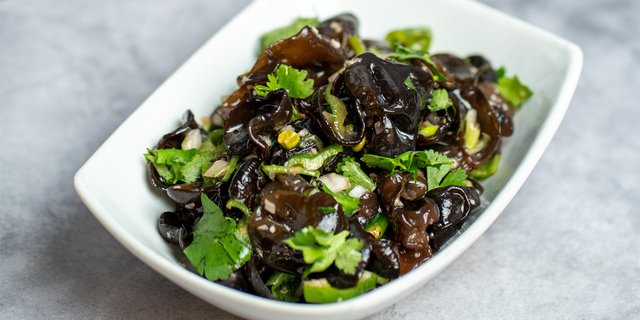 Pickled Wood Ear Mushrooms