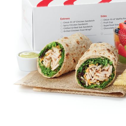 Grilled Chicken Cool Wrap Packaged Meal