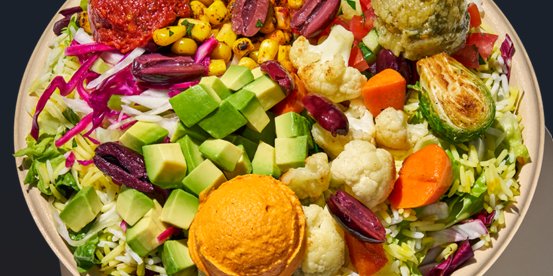 Roasted Vegetable + Avocado Bowl