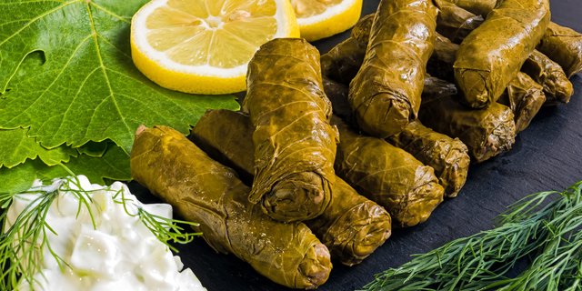 Stuffed Grape Leaves Tray