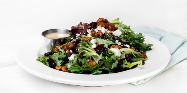 Goat Cheese & Glazed Walnut Salad