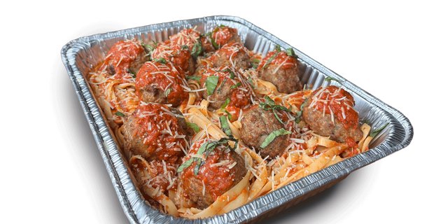 Meatballs Marinara & Fettuccine