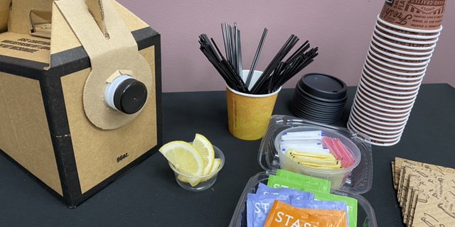 Box of Hot Tea