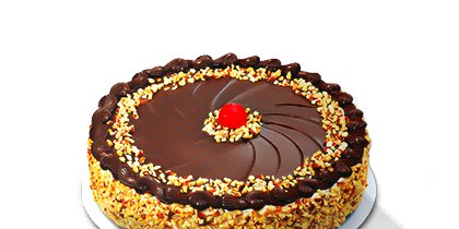 Fudge Nut Round Cake