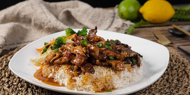 Chicken & Beef Hibachi