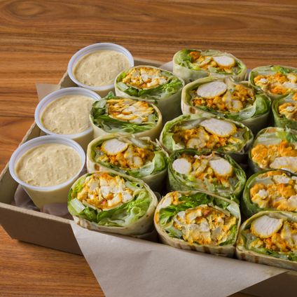 Chicken Caesar Wrap Tray