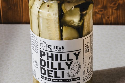 Fishtown Pickle Project Philly Dilly Spears Jar